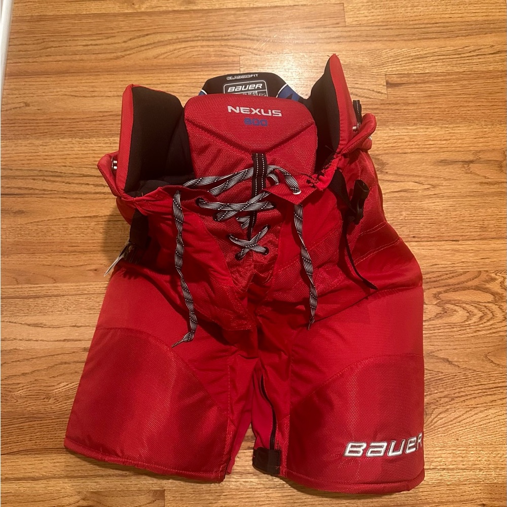 NWT Bauer Red Nexus 800 SR Senior Extra Large XL Hockey Pants